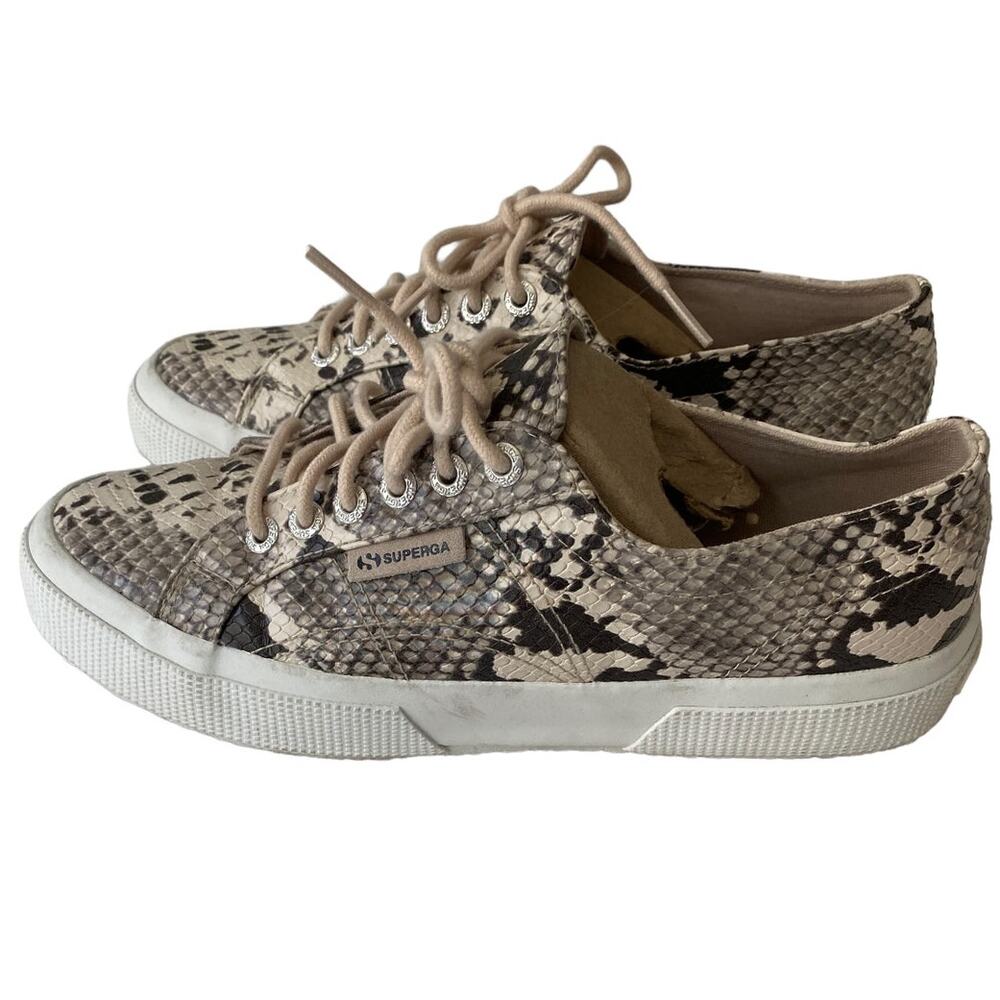 Used Once Superga Synth Python Snake Print Platfo… - image 2